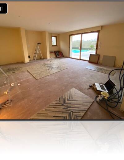 Rénovation, agencement et décoration d'un salon bibliothèque modulable à Genneville - avant 2, par CREA DECO, Décoratrice UFDI à Honfleur, Deauville, Caen - 14