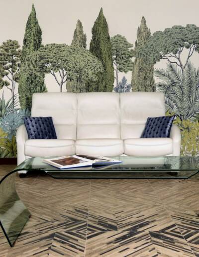 Rénovation, agencement et décoration d'un salon/bibliothèque modulable à Genneville - vue sur la partie salon, par CREA DECO, Décoratrice UFDI à Honfleur, Deauville, Caen - 14